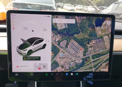 2021 Tesla Model Y Long Range Dual Motor All-Wheel Drive из США, поврежденный, VIN 5YJYGDEE3MF087815